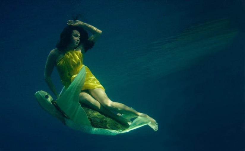 Volando bajo el agua en las maravillosas obras fotográficas de Katerina Bodrunova