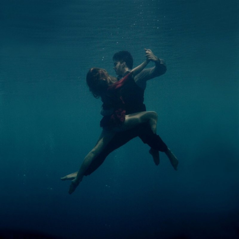 Volando bajo el agua en las maravillosas obras fotográficas de Katerina Bodrunova