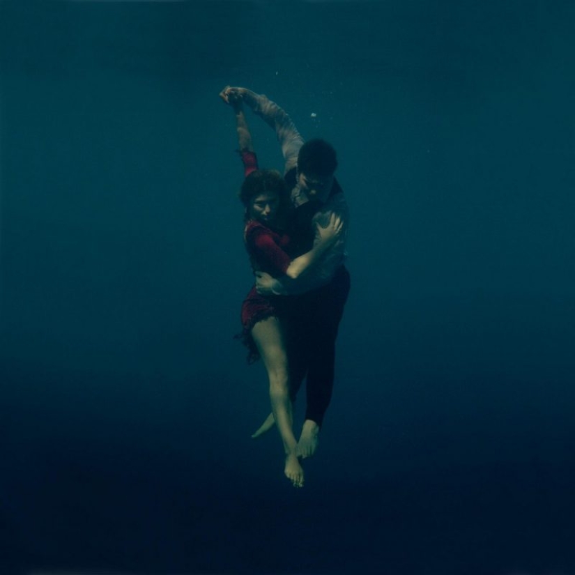 Volando bajo el agua en las maravillosas obras fotográficas de Katerina Bodrunova