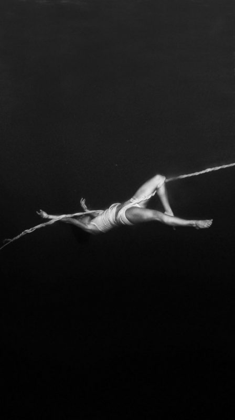 Volando bajo el agua en las maravillosas obras fotográficas de Katerina Bodrunova