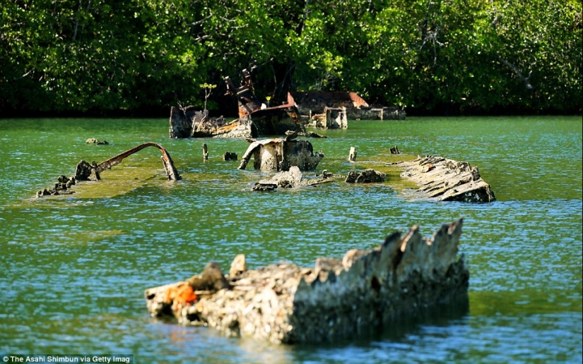 War Machines of the Second World War, lost on distant islands in the Pacific Ocean