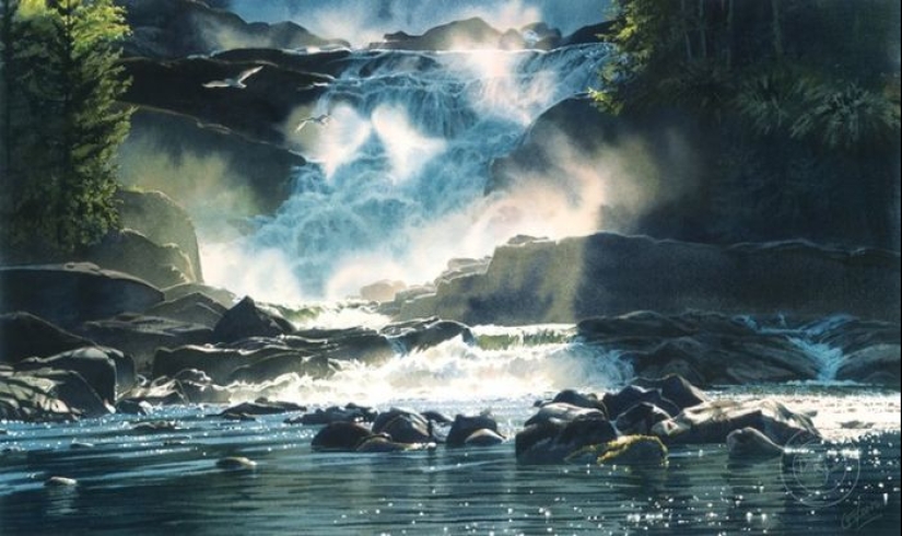 Watercolor realism: amazing landscapes Carol Evans Watercolor realism: amazing landscapes Carol Evans