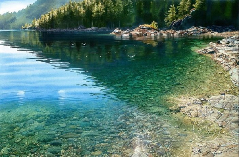 Watercolor realism: amazing landscapes Carol Evans Watercolor realism: amazing landscapes Carol Evans