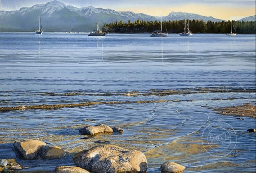 Watercolor realism: amazing landscapes Carol Evans Watercolor realism: amazing landscapes Carol Evans