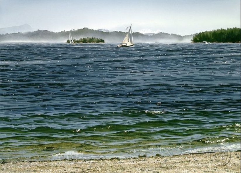 Watercolor realism: amazing landscapes Carol Evans Watercolor realism: amazing landscapes Carol Evans