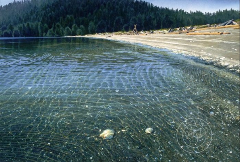 Watercolor realism: amazing landscapes Carol Evans Watercolor realism: amazing landscapes Carol Evans