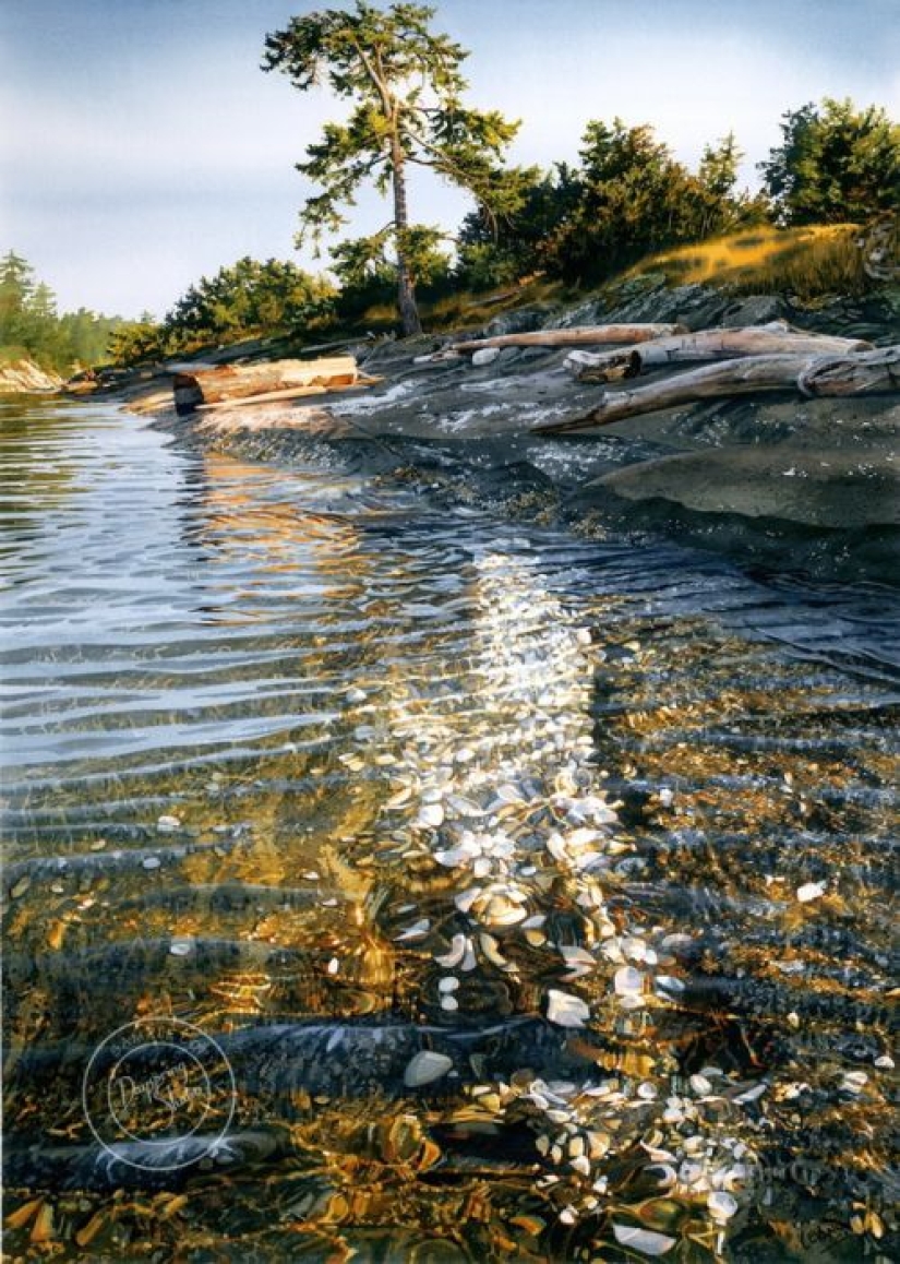Watercolor realism: amazing landscapes Carol Evans Watercolor realism: amazing landscapes Carol Evans