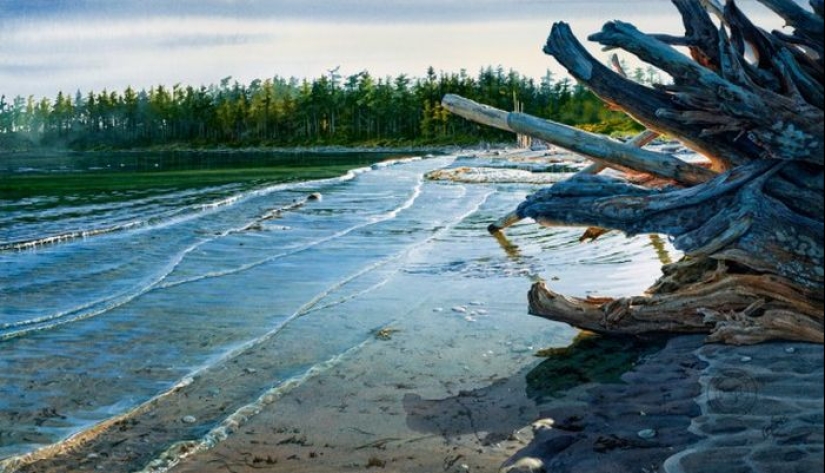 Watercolor realism: amazing landscapes Carol Evans Watercolor realism: amazing landscapes Carol Evans