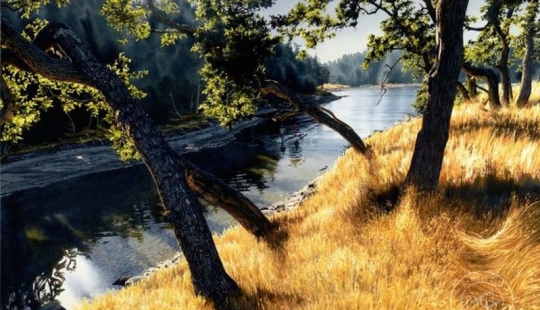 Watercolor realism: amazing landscapes Carol Evans