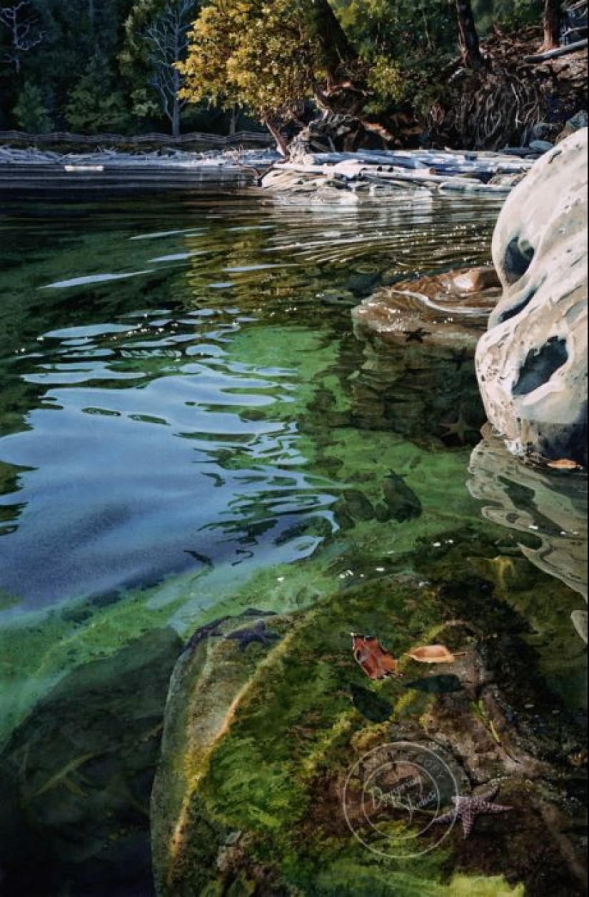 Watercolor realism: amazing landscapes Carol Evans Watercolor realism: amazing landscapes Carol Evans