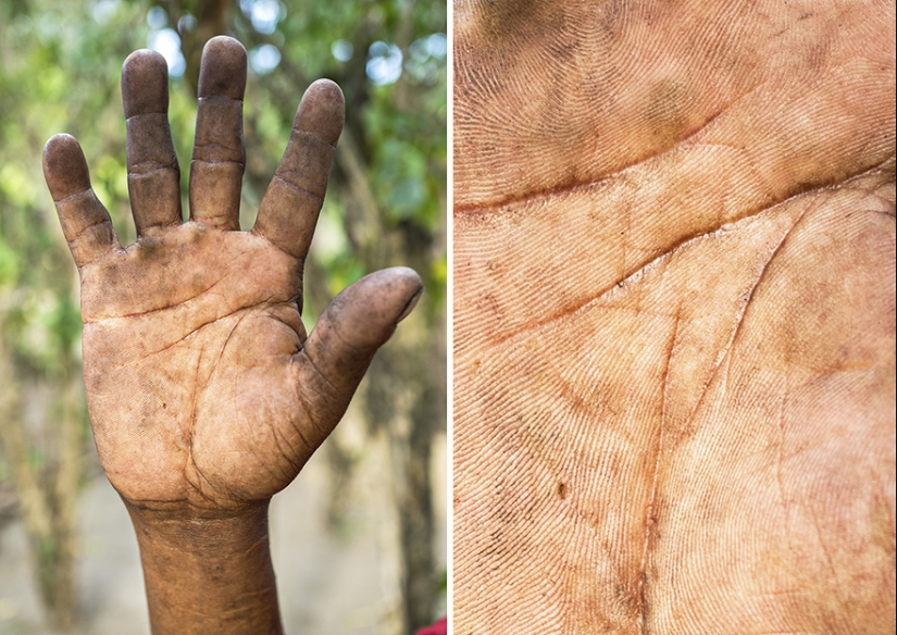 What a person's hands can tell you about. Omar Reda's photo project