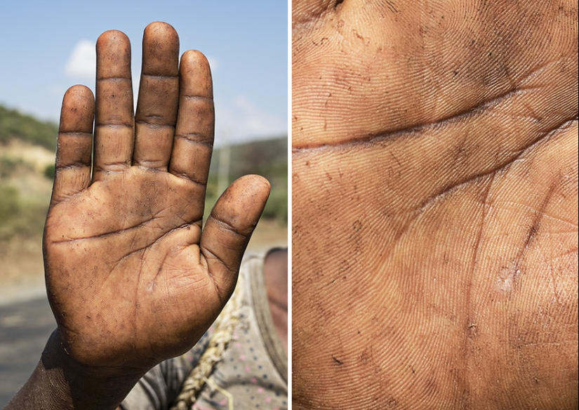 What a person's hands can tell you about. Omar Reda's photo project