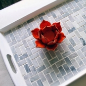 What can be made from the remains of ceramic tiles and mosaics What can be made from the remains of ceramic tiles and mosaics