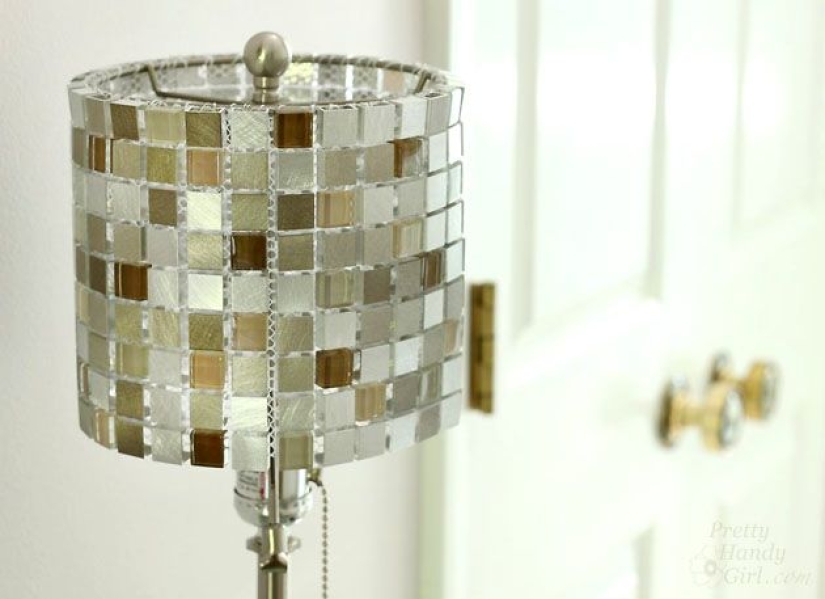 What can be made from the remains of ceramic tiles and mosaics