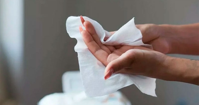 What danger do wet wipes hide