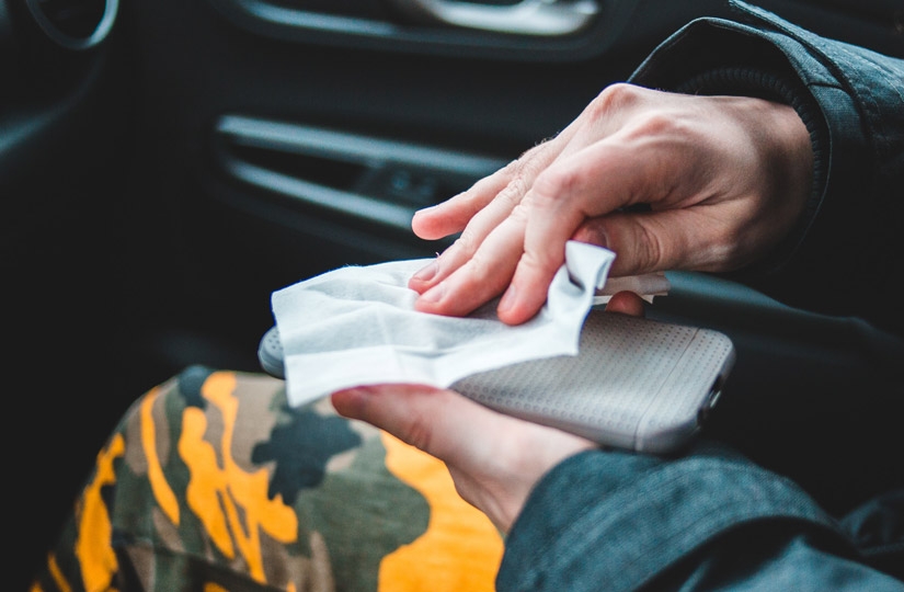 What danger do wet wipes hide