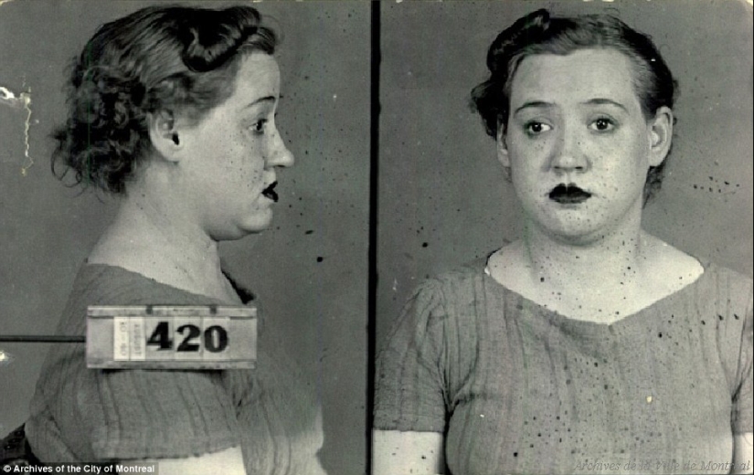 What did Canadian prostitutes of the 1940s look like