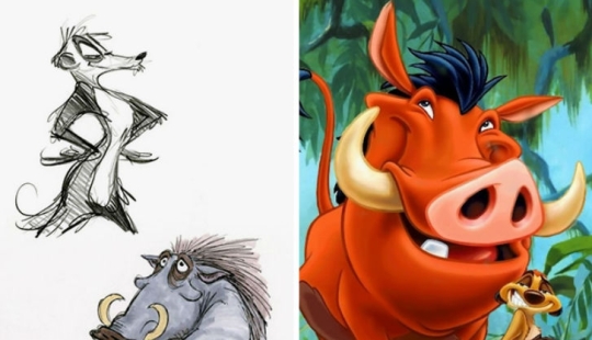What Disney characters looked like at the very beginning