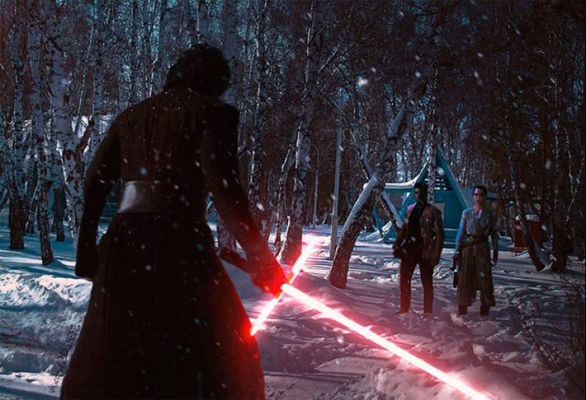 What do the heroes of Hollywood blockbusters do in the harsh Russian realities
