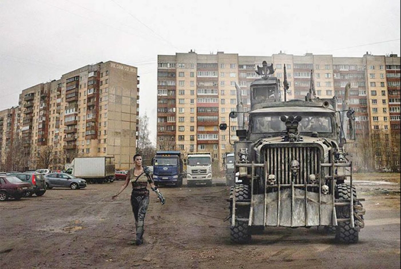 What do the heroes of Hollywood blockbusters do in the harsh Russian realities