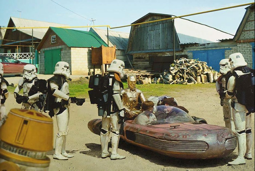 What do the heroes of Hollywood blockbusters do in the harsh Russian realities