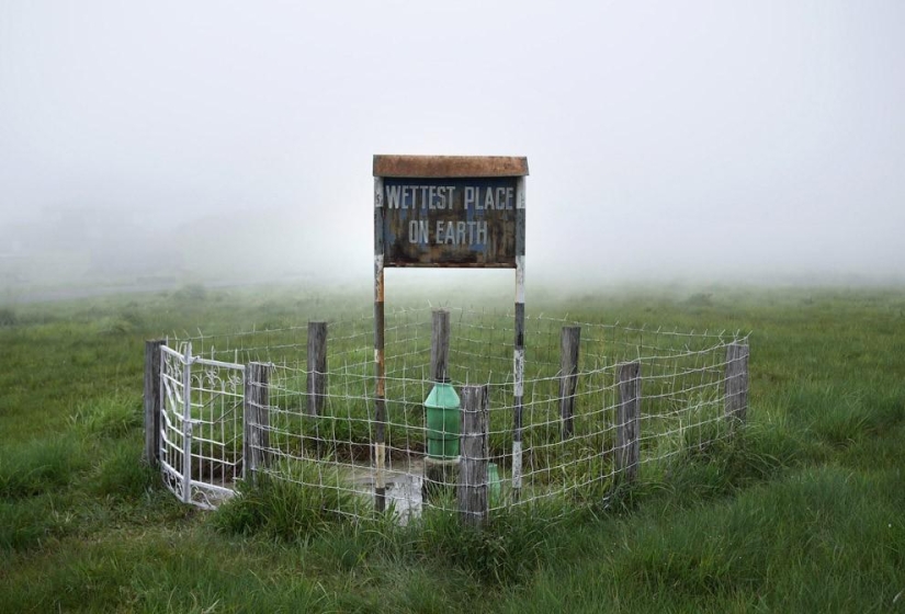 What does the wettest place on Earth look like, a town in the Indian state of Meghalaya