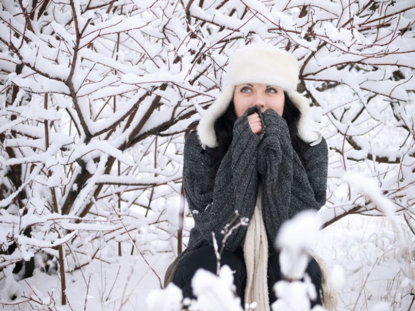 What happens to a person who fell asleep in the cold