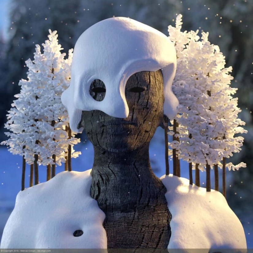 What if the artist will integrate nature, human and digital reality What if the artist will integrate nature, human and digital reality