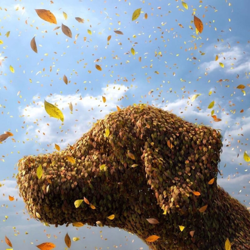 What if the artist will integrate nature, human and digital reality What if the artist will integrate nature, human and digital reality