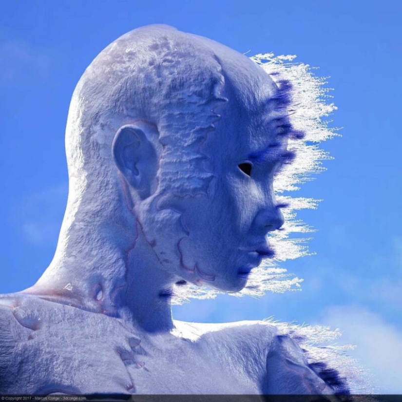 What if the artist will integrate nature, human and digital reality What if the artist will integrate nature, human and digital reality