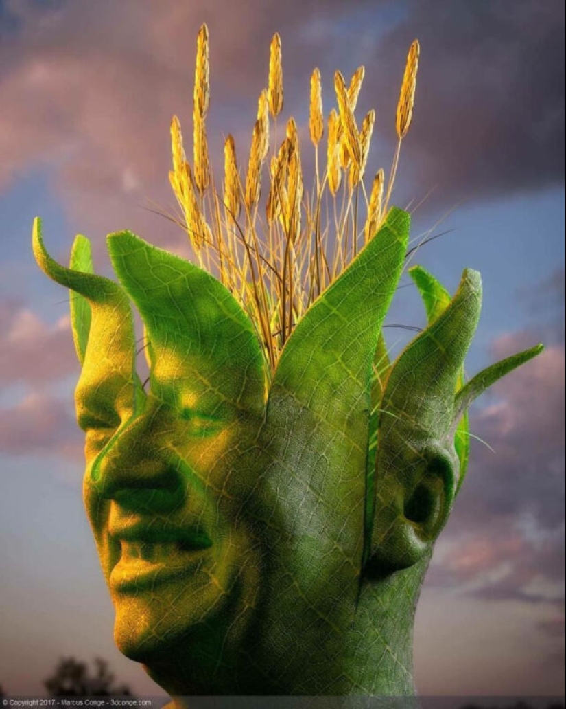 What if the artist will integrate nature, human and digital reality What if the artist will integrate nature, human and digital reality