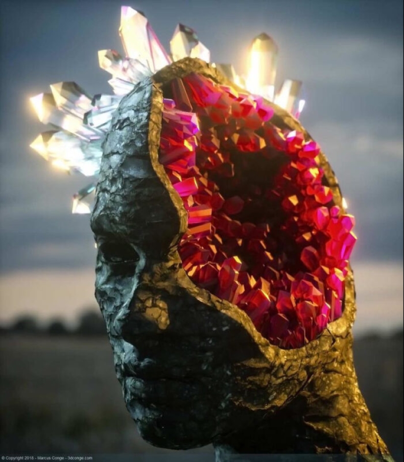 What if the artist will integrate nature, human and digital reality What if the artist will integrate nature, human and digital reality