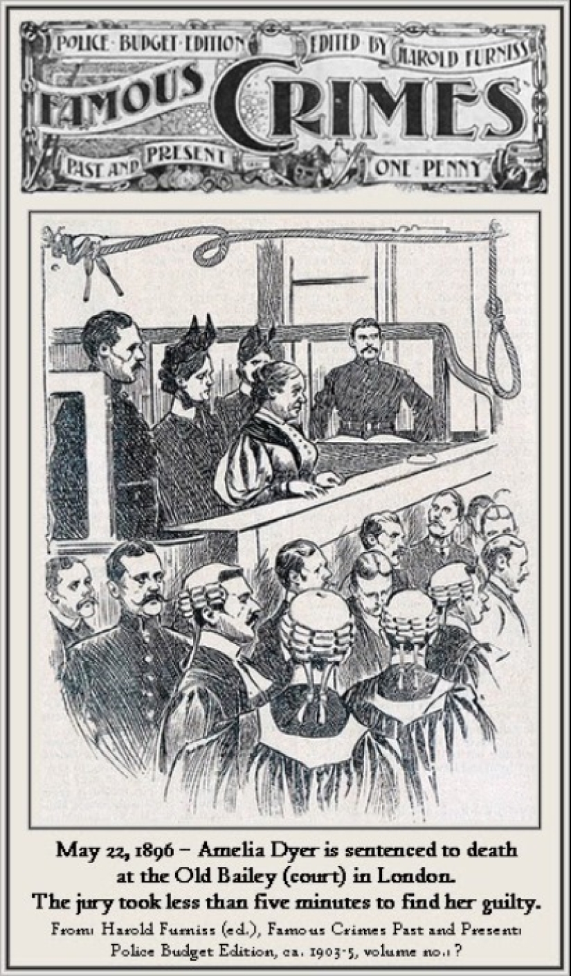 What is Amelia Dyer famous for, The Ogress of Reading?