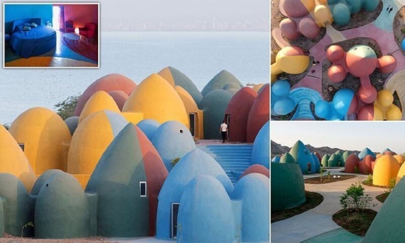 What Majara looks like, a bright cartoon resort on the Iranian island of Hormuz What Majara looks like, a bright cartoon resort on the Iranian island of Hormuz