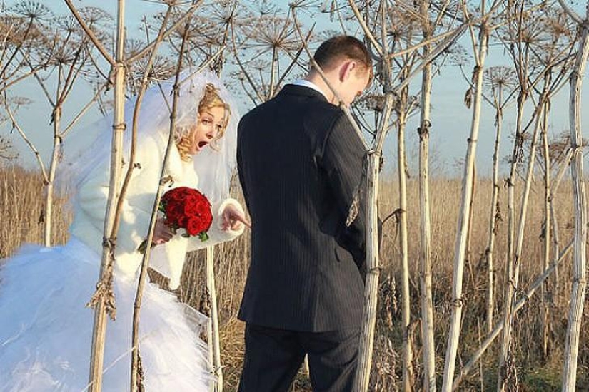What photos should not be taken at the wedding