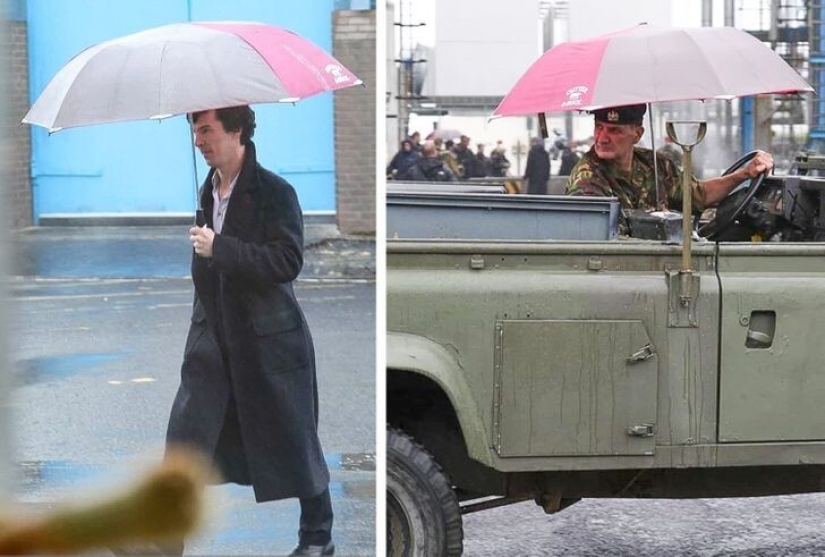 What remains behind the scenes: 22 photos from the filming of famous films What remains behind the scenes: 22 photos from the filming of famous films