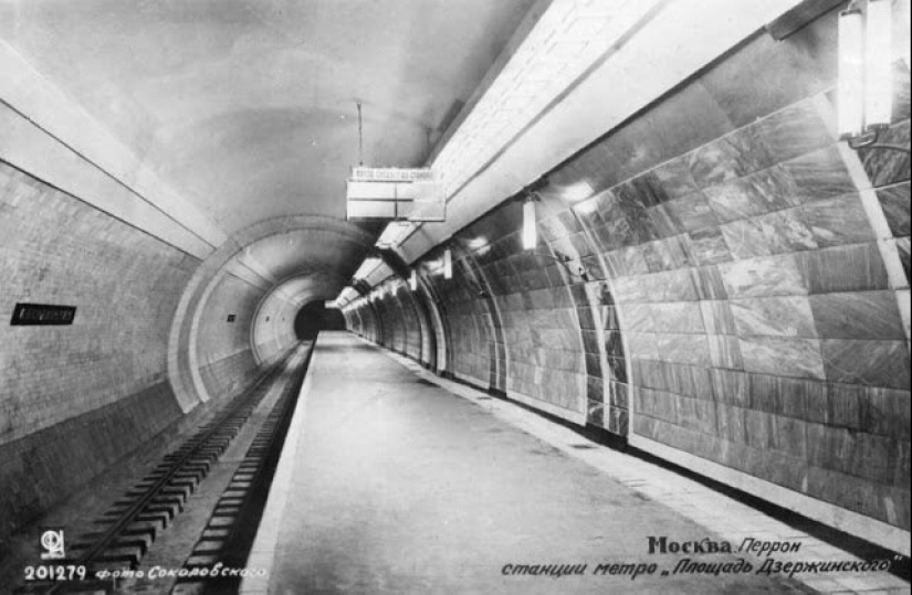 What the Moscow Metro looked like in 1935