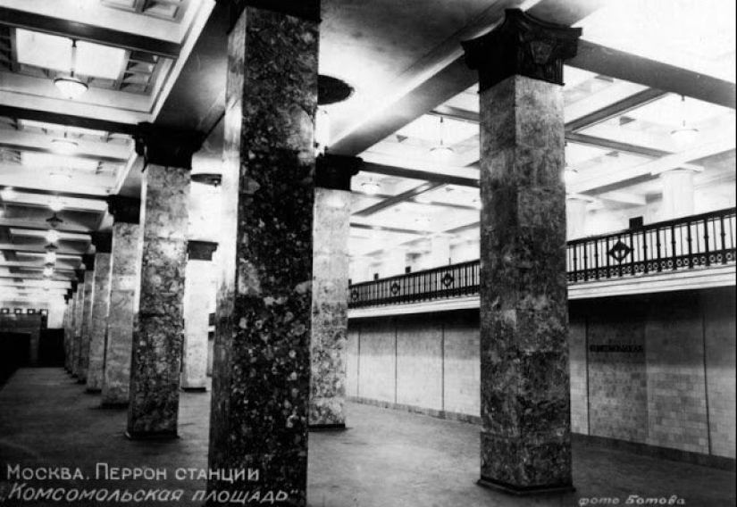 What the Moscow Metro looked like in 1935