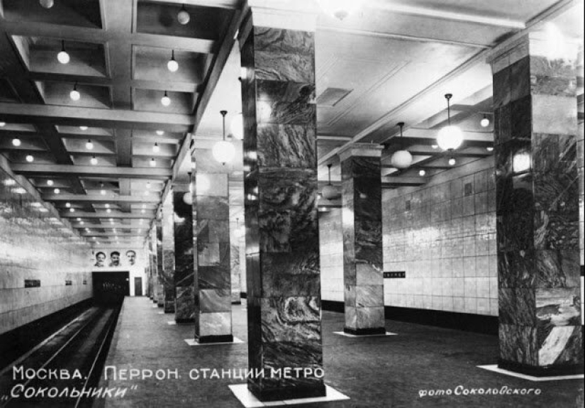 What the Moscow Metro looked like in 1935