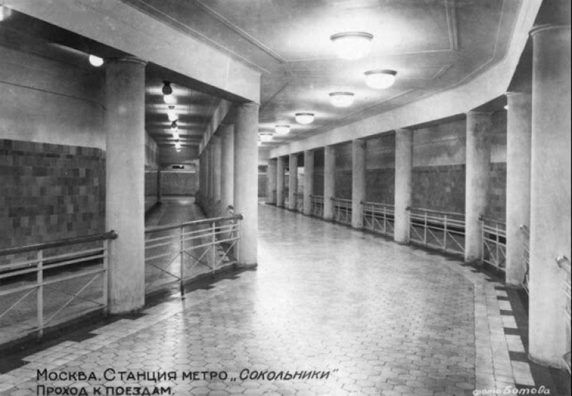 What the Moscow Metro looked like in 1935