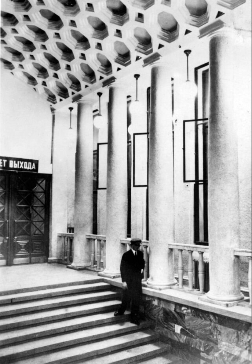 What the Moscow Metro looked like in 1935