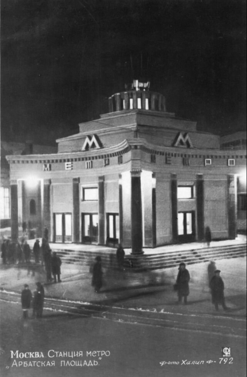 What the Moscow Metro looked like in 1935