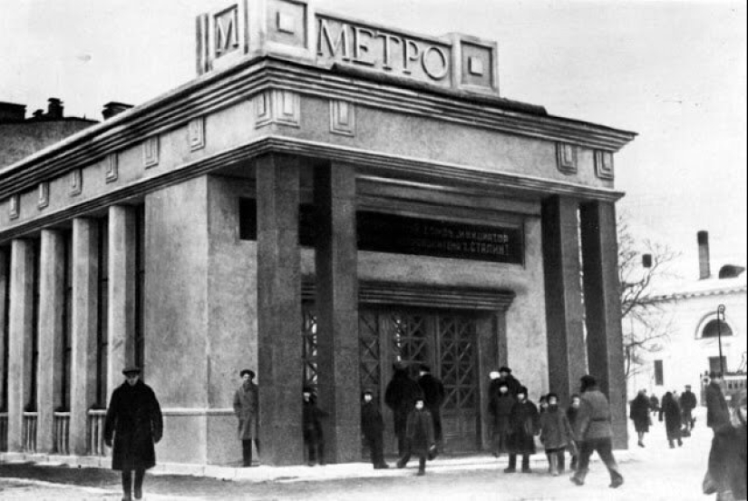 What the Moscow Metro looked like in 1935