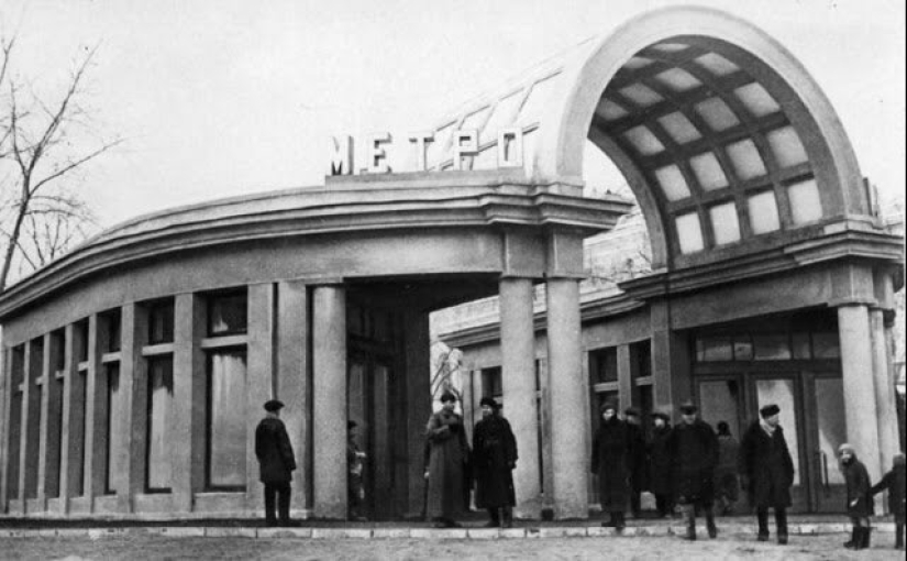 What the Moscow Metro looked like in 1935