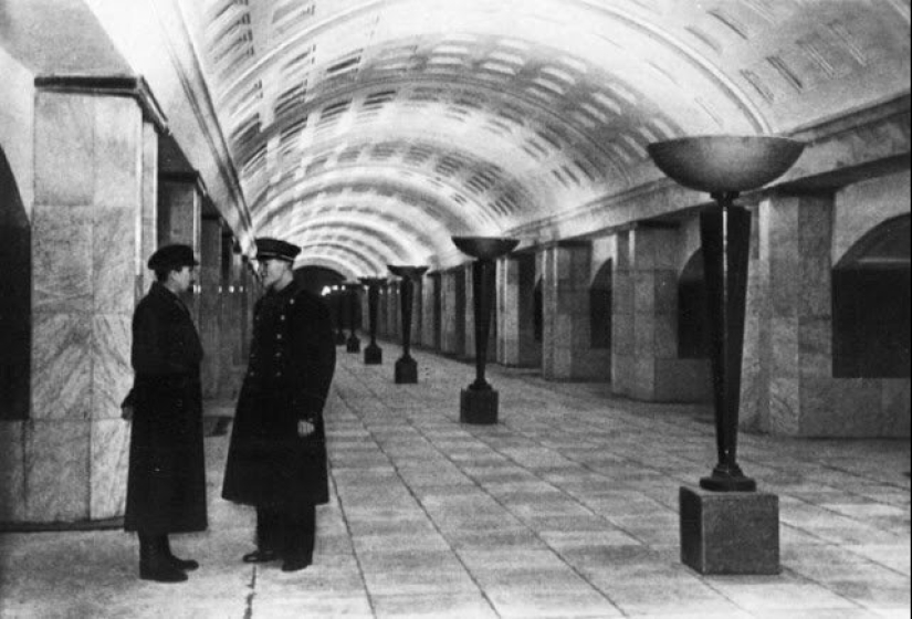 What the Moscow Metro looked like in 1935