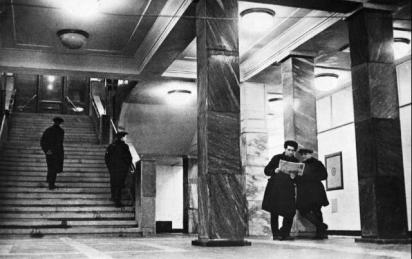 What the Moscow Metro looked like in 1935