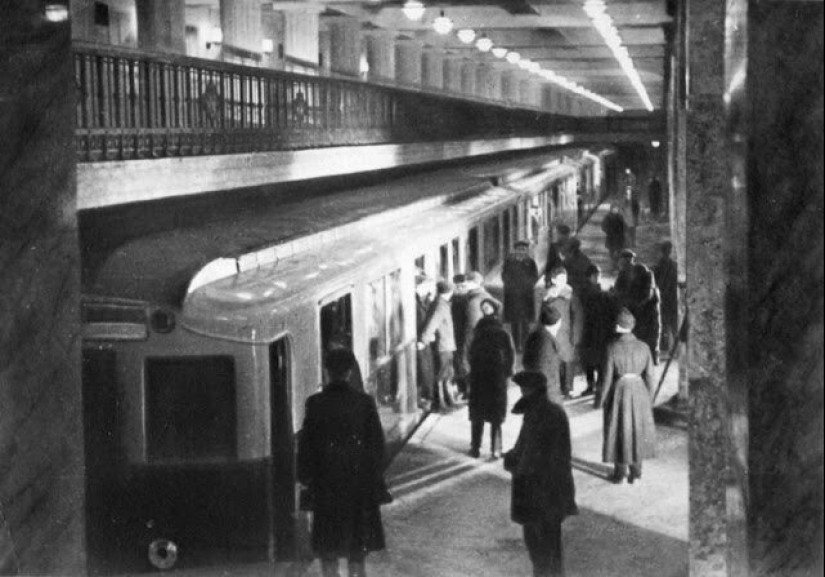 What the Moscow Metro looked like in 1935