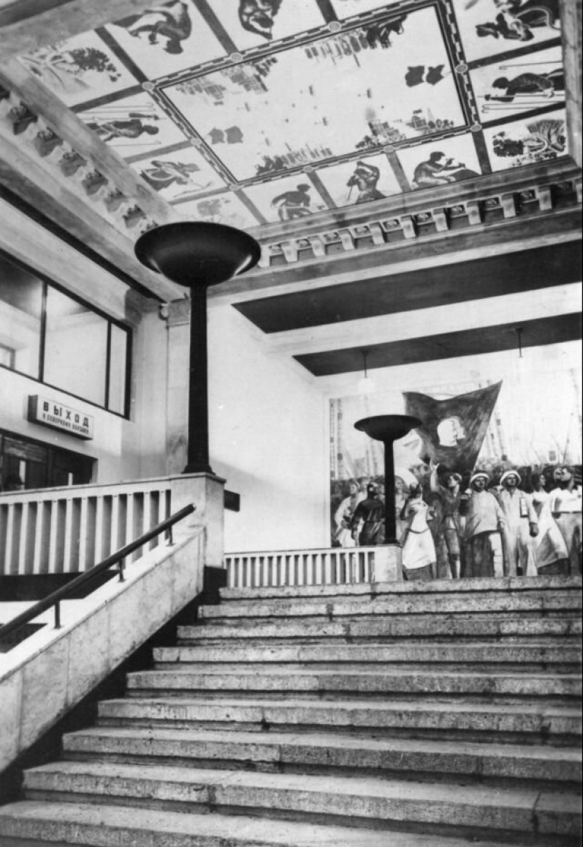 What the Moscow Metro looked like in 1935