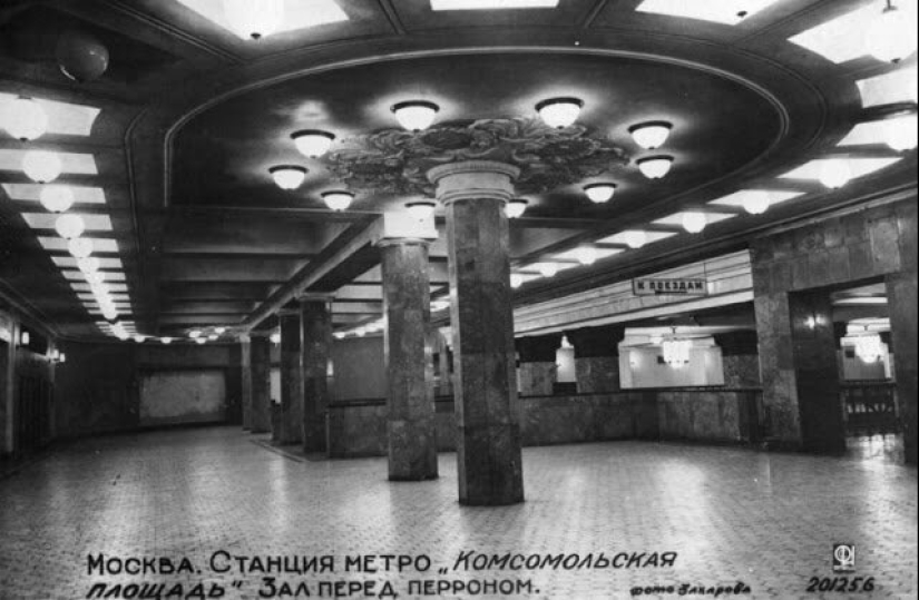 What the Moscow Metro looked like in 1935