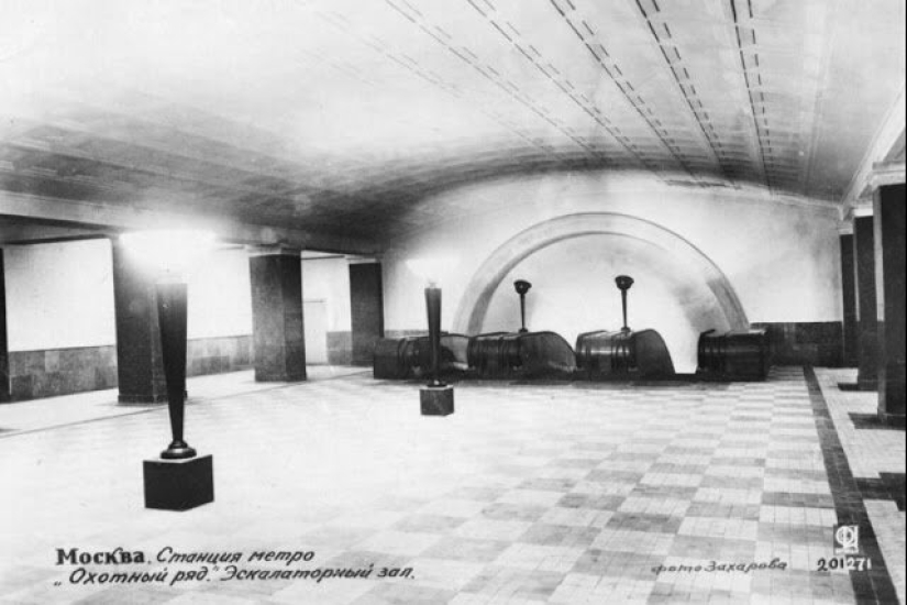What the Moscow Metro looked like in 1935
